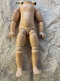 13” antique french schmitt et fils bisque doll body | eBay
