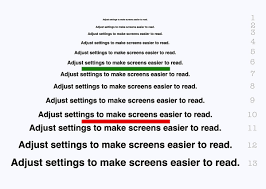 how to adjust your settings to make your screen easier to