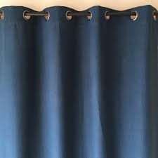 Promos toute l'année sur rideau bleu petrole ! Rideaux Sur Mesure Rideau Lin Lave Mineral Sur Mesure