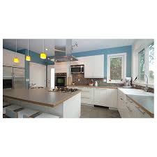 Sleek and simple styles for the cabinetry that contrast in color from the countertops mark a modern kitchen. China Full Kitchen Set Modern Design Premium Backsplash Kitchen Cabinets China Guangzhou Kitchen Cabinets Cabinet Kitchen
