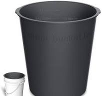 Amazon.com - 5 Gallon Bucket Liner Reusable Rubber Bucket Liners for Concrete Mix and Thinset with Graduated Measurements (Blue 5 Gallon) (1PCS Gary)