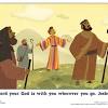 Jacob giving joseph the coat of many colors. 1