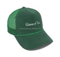 High Quality 5 Panel Mesh Hat and Trucker Cap Wholesale Green Embroidery  Rope Corduroy Trucker Hat