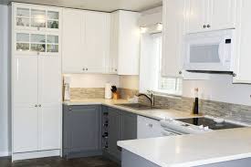 Ikea S Bodbyn Cabinets Make A Dramatic After Kitchen Decor Modern Cheap Kitchen Makeover White Kitchen Remodeling
