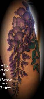 Wisteria Flower Tattoo By Miss Jessie At Diablo Ink Tattoo Pleasant Hill Ca 925 691 6667 Tattoos Ink Tattoo Flower Tattoo