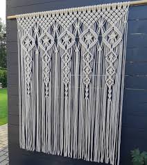 Epingle Par Lucille Heid Sur Macrame Rideau Macrame Rideaux Macrame
