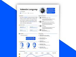 indesign resume template with messenger