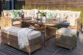 Sorrento Garden Lounge Set In 2020 Rattan Garden Furniture Sets Rattan Garden Furniture Garden Furniture Sets