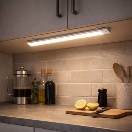 Barra LED con Sensor de Movimiento – Recargable y Magnética / Luz Fría 46 cm