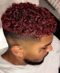 If your hair is naturally curly, this hair color style will suit you the most. F Missmelanatedt Dyed Hair Men Split Dyed Hair Colored Curly Hair