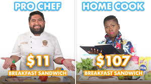 One of these cooking gifts could be perfect for a home chef you know. 107 Vs 11 Breakfast Sandwich Pro Chef Home Cook Swap Ingredients Epicurious Food Panchi Page