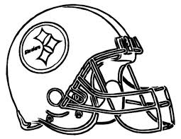 Football Helmet Steelers Pittsburgh Coloring Page Football Coloring Pages Nfl Football Helmets Football Helmets