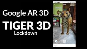 How To Use 3d View In Google Ar Animals Tiger 3d And Lion 3d Youtube