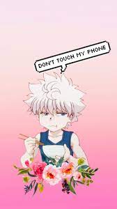 Killua Wallpaper Hunterxhunter Killua Don T Touch My Phone 3149834 Hd Wallpaper Backgrounds Download Don't touch my phone you muggle here's another set of muggle mobile wallpapers for android and iphone. killua don t touch my phone