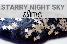 As an amazon associate i earn from qualifying purchases. Starry Night Sky Slime The Kindergarten Connection