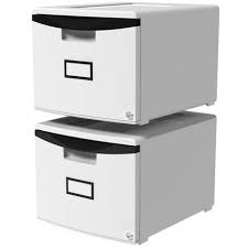 Cabinet with three drawers for organization. Storex Single Drawer Mini File Cabinet With Lock Legal Letter Size Gray Black 2 Pack Walmart Canada