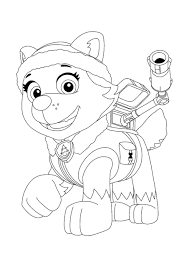 School's out for summer, so keep kids of all ages busy with summer coloring sheets. Paw Patrol Everest Coloring Pages 4 Free Printable Coloring Sheets 2020 Coloring Library