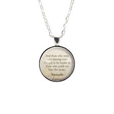 Some of us walk around with a necklace of hope, an armour of sanity, but at the end of the day, they always come off. Amazon Com Personalized Jewelry Custom Quote Necklace Your Text Or Word Handmade