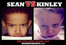 Evil Baby Glare-Off 2014: ROUND ONE