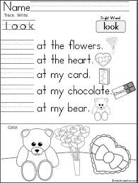 Valentine S Day Sight Word Printable Look Madebyteachers Kindergarten Writing Activities Kindergarten Writing Sight Words Kindergarten