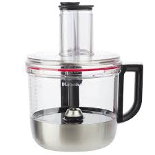 The wide feed tube accommodates different sized ingredients, and the adjustable slicing lever allows you to control the thickness of the cut. Kitchenaid Accessories Cook Processor Food Proc 5kzfp11a Peter S Of Kensington