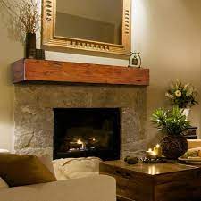 Pearl Mantels Lexington Chunky Beam Fireplace Shelf Wood Fireplace Mantel Rustic Fireplace Mantels Fireplace Mantel Shelf