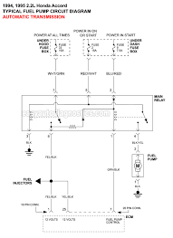 1995 honda accord engine diagram | automotive parts. Part 1 Fuel Pump Circuit Diagram 1994 1995 2 2l Accord