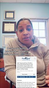 Patients after #aclsurgery who return to sport with high levels of fear are  13 times more likely to have a second acl injury within 24 months of return  to sport #aclrecovery #acl #sports #injury ...