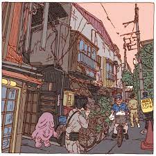 100 Views Of Tokyo 46 50 On Behance Aesthetic Art Animation Art Illustrations And Posters