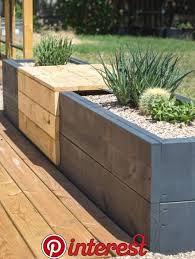 Diy Garten Small Backyard Landscaping Modern Planters Planter Bench