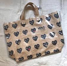Cdg Holiday Emoji Shopper Tote Bag Luxury Bags Wallets Others On Carousell
