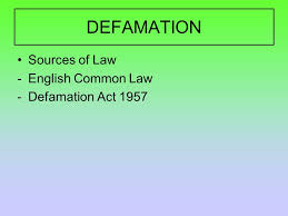 Circumstances which have been held to be defamatory: Defamation Ppt Video Online Download