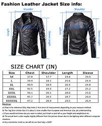 Bomber Leather Jacket Size Chart Mens Leather Jacket
