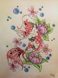 Koi Fish Tattoos On Hip Beautiful Koi Fish Drawings Koi Fish Tattoo Design By Koi Fish Tattoo Koi Fish Drawing Fish Drawings