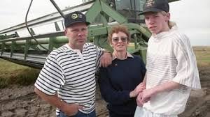 In 1992, A North Dakotan teen, John Thompson, was home alone when he had  both of his arms chopped off by a tractor in a freak farming accident.  However, he still managed