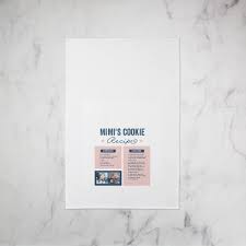 Scan the handwritten family recipe into your computer as an image. Best Recipe Tea Towel Shutterfly