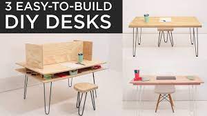 Diy standing desk or kiosk from woodshop diaries, free Easy To Build Diy Desks 3 Options That Can Be Built In Under 2 Hours Stayhome And Build Withme Youtube
