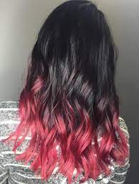 40 Vivid Ideas For Black Ombre Hair Dip Dye Hair Black Hair Dye Black Hair Ombre