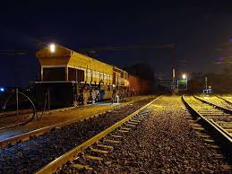 Kk Line Blog Wdg4 At Night At Sanatnagar 3 Indian Railways Indian Railway Train Railway