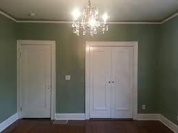 Craftsman Bedroom With Chandelier Walls Painted Sherwin Williams Coastal Plain Coastal Bedrooms Chandelier Bedroom Favorite Paint Colors