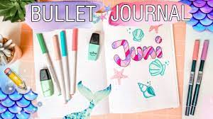 It's finally warm, and summer is seriously about to kick into full gear. Plan With Me Juni 2020 Mermaid Bullet Journal Foxy Draws Youtube
