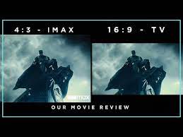 For the first 30 years of film, a 1.33:1 frame very similar to the snyder cut was the standard. Zack Snyder S Justice League Trailer Imax V Tv Aspect Ratios Youtube
