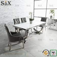Find details of companies supplying stainless steel dining table, manufacturing & wholesaling stainless stainless steel dining table manufacturers and suppliers. China Modern Design Glass Stainless Steel Dining Table Sets For Home Livngroom Furniture China Furniture Livingroom Furniture