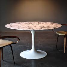 Votaw counter height dining table. Round Pedestal Dining Table By Eero Saarinen With Marble Top 80905