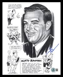 Scotty Bowman Autographed 8x10 Photo Detroit Red Wings Beckett BAS QR  #BS30598