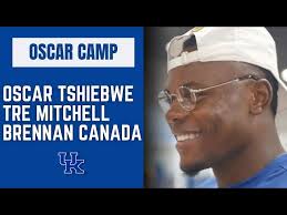 Oscar Tshiebwe, Tre Mitchell, and Brennan Canada speak from Oscar Camp