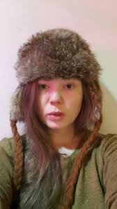 Unique Handmade Hat from Roadkill Hares and Dog's Fur