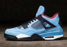 This collaborative air jordan 4 is believed to pay homage to scott's former hometown nfl team, the houston. Where To Buy Travis Scott X Air Jordan 4 Houston Oilers House Of Heat