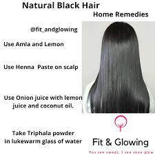 Black hair is comparatively delicate and can be called even weak because these can lose their natural color and thickness more easily than another type of coconut oil or olive oil massages are excellent home remedies for black hair care. Fit And Glowing Natural Black Hair Home Remedies Take 2 Facebook