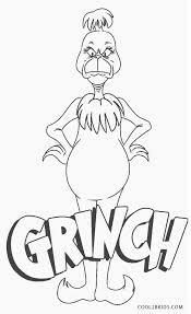 Free Printable Grinch Coloring Pages For Kids In 2020 Grinch Coloring Pages Disney Coloring Pages Printables Coloring Book Pages